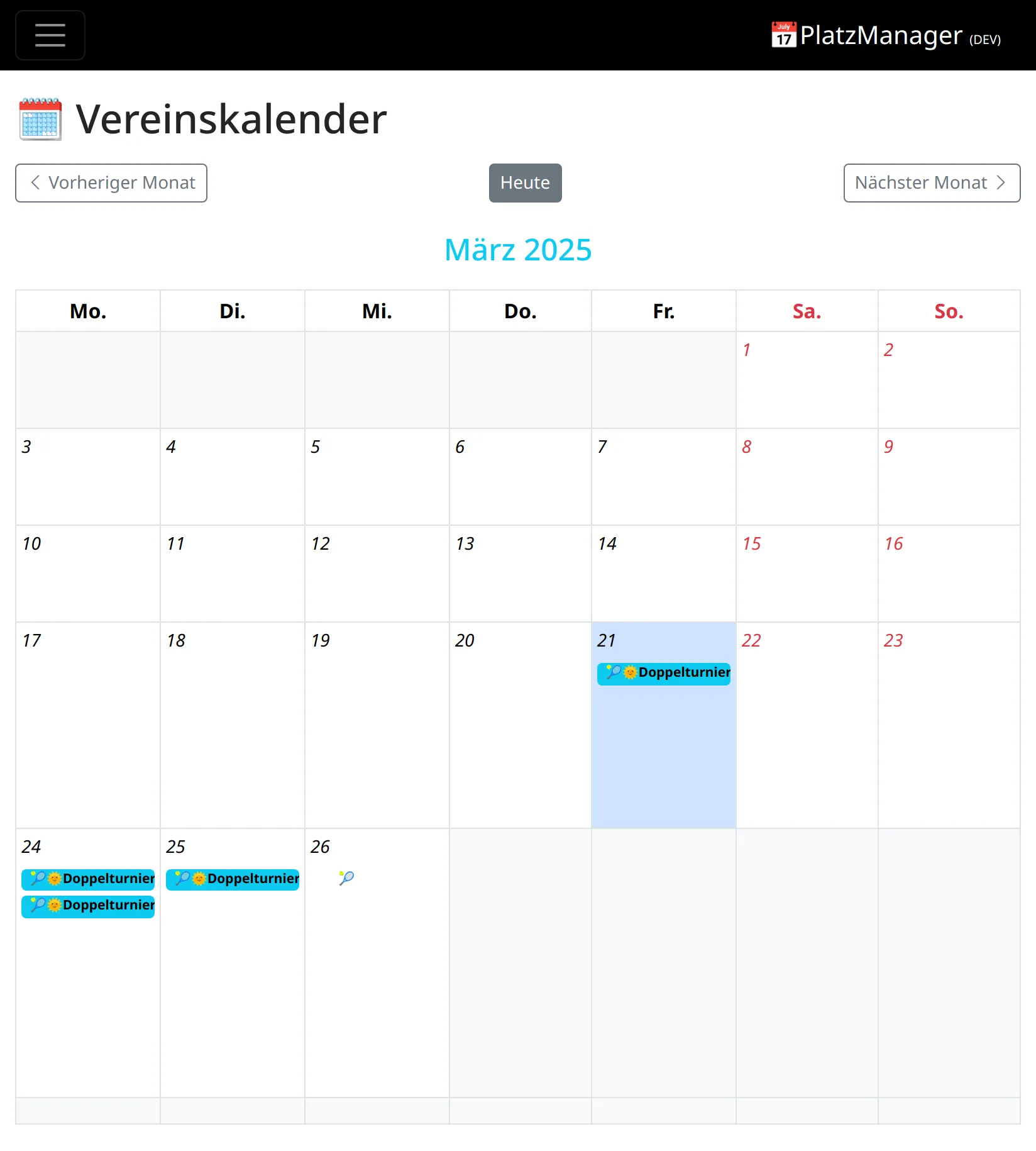 Kalender - hell