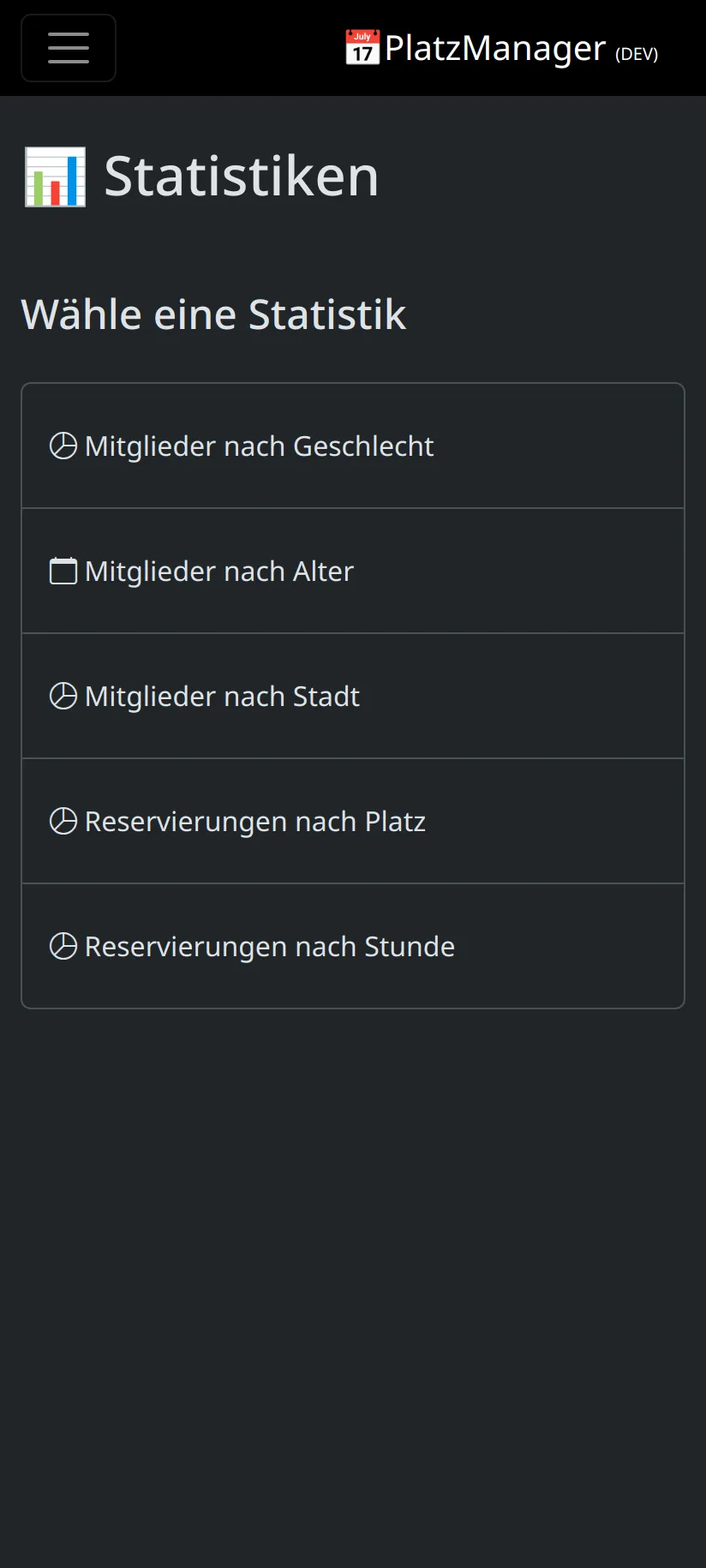 Statistiken - Light